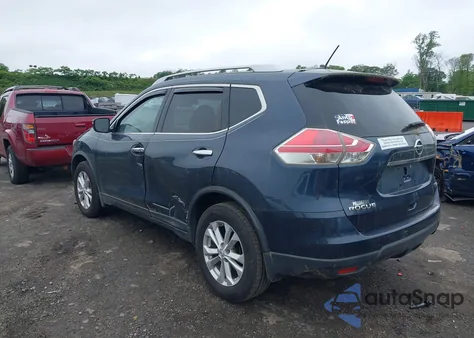 2016 Nissan Rogue Sv из США, поврежденный, VIN KNMAT2MVXGP604119